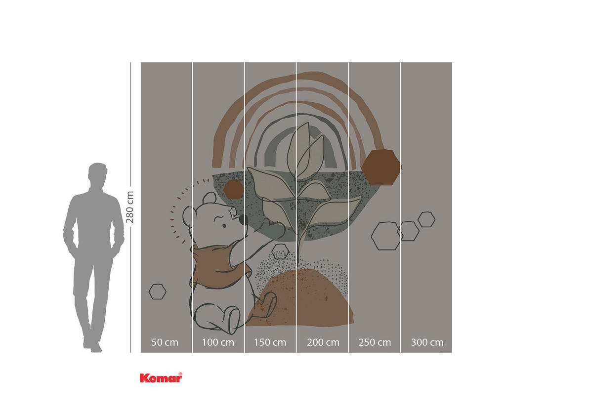 FOTOTAPET 300/280 cm  - multicolor, Trend, papper (300/280cm)