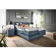 BOXSPRINGBETT 160/200 cm  in Blau  - Blau, KONVENTIONELL, Holz/Textil (160/200cm) - Dieter Knoll