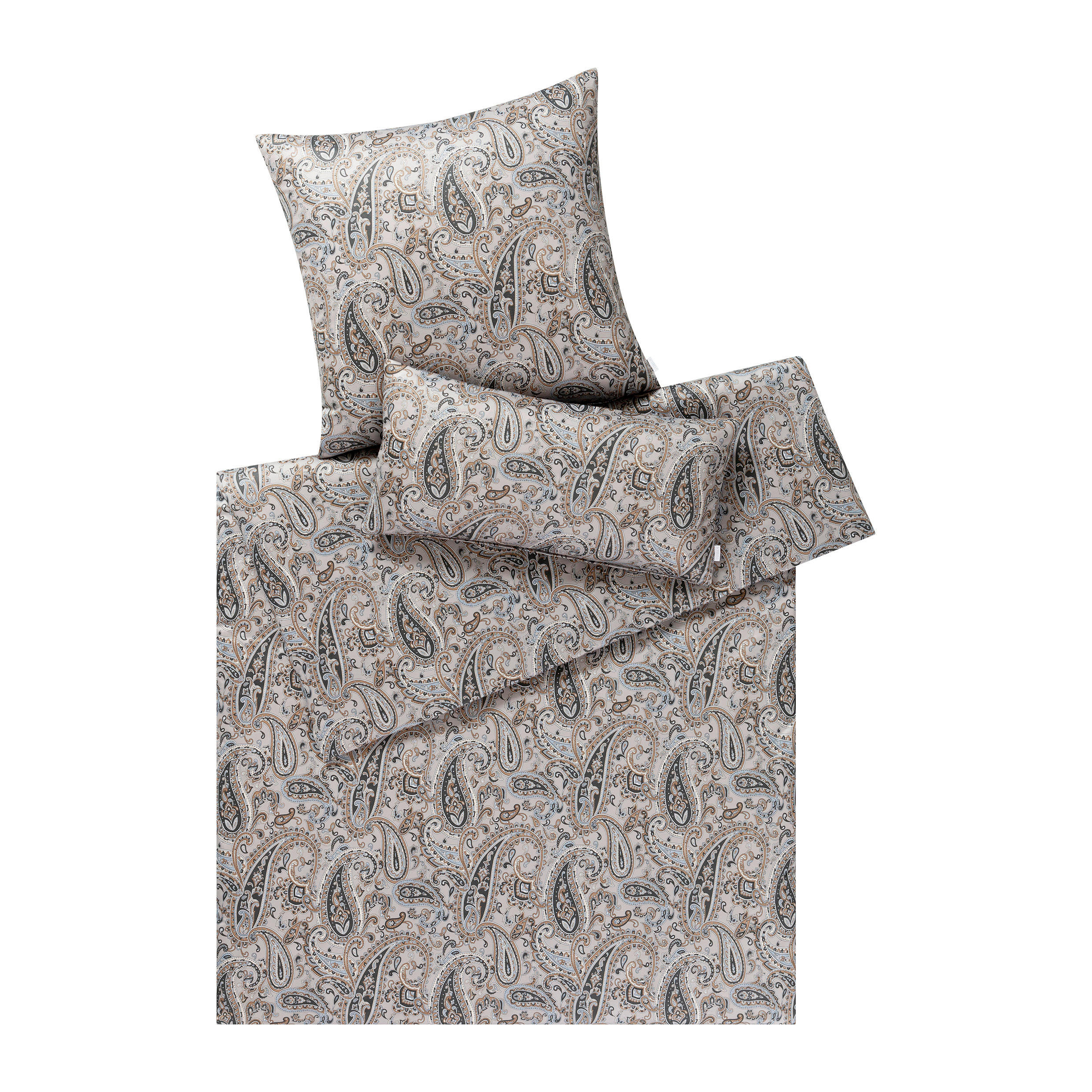 BETTWÄSCHE 2-teilig Atelier 135/200 cm  - Graubraun, Design, Textil (135/200cm) - Estella
