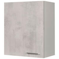 KÜCHENOBERSCHRANK 60/72/35 cm  in Hellgrau  - Edelstahlfarben/Hellgrau, MODERN, Holzwerkstoff (60/72/35cm) - Nobilia