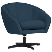 FOTELJ,  modra tekstil - modra/črna, Design, kovina/tekstil (80/78/80cm) - Hom`in