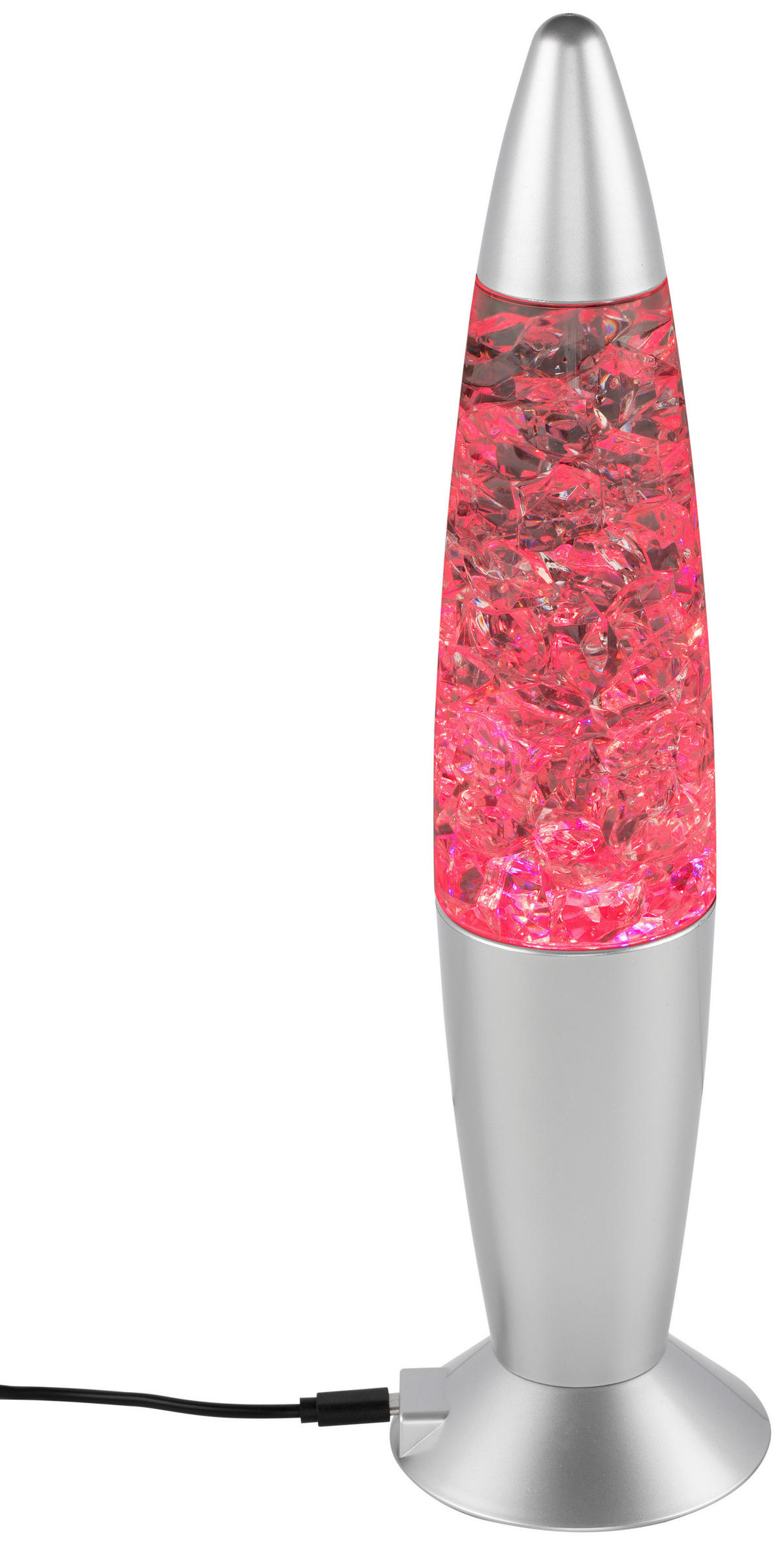DEKORAČNÉ LED SVIETIDLO - strieborná, Lifestyle, plast (8,5/32,5cm) - Xora