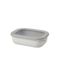 SCHÜSSEL CIRQULA   - Hellgrau/Weiß, Basics, Kunststoff (1,0l) - Mepal