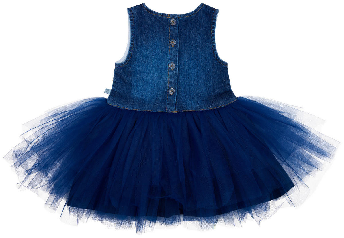 KLEID  - Dunkelblau, Basics, Textil (74null) - Patinio