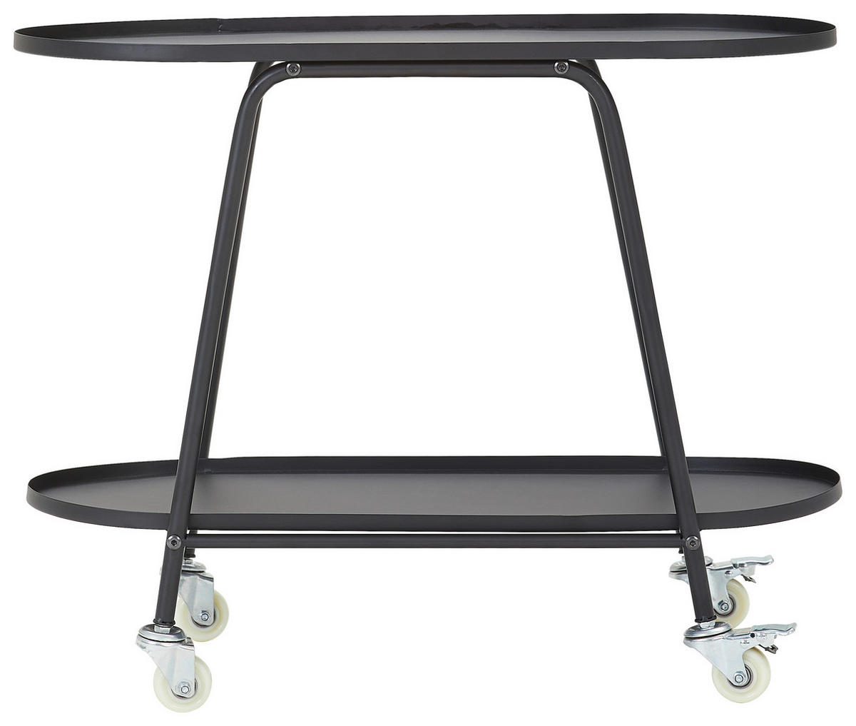 REGAL Schwarz  - Schwarz, Trend, Kunststoff/Metall (70/53,5/34cm) - Xora