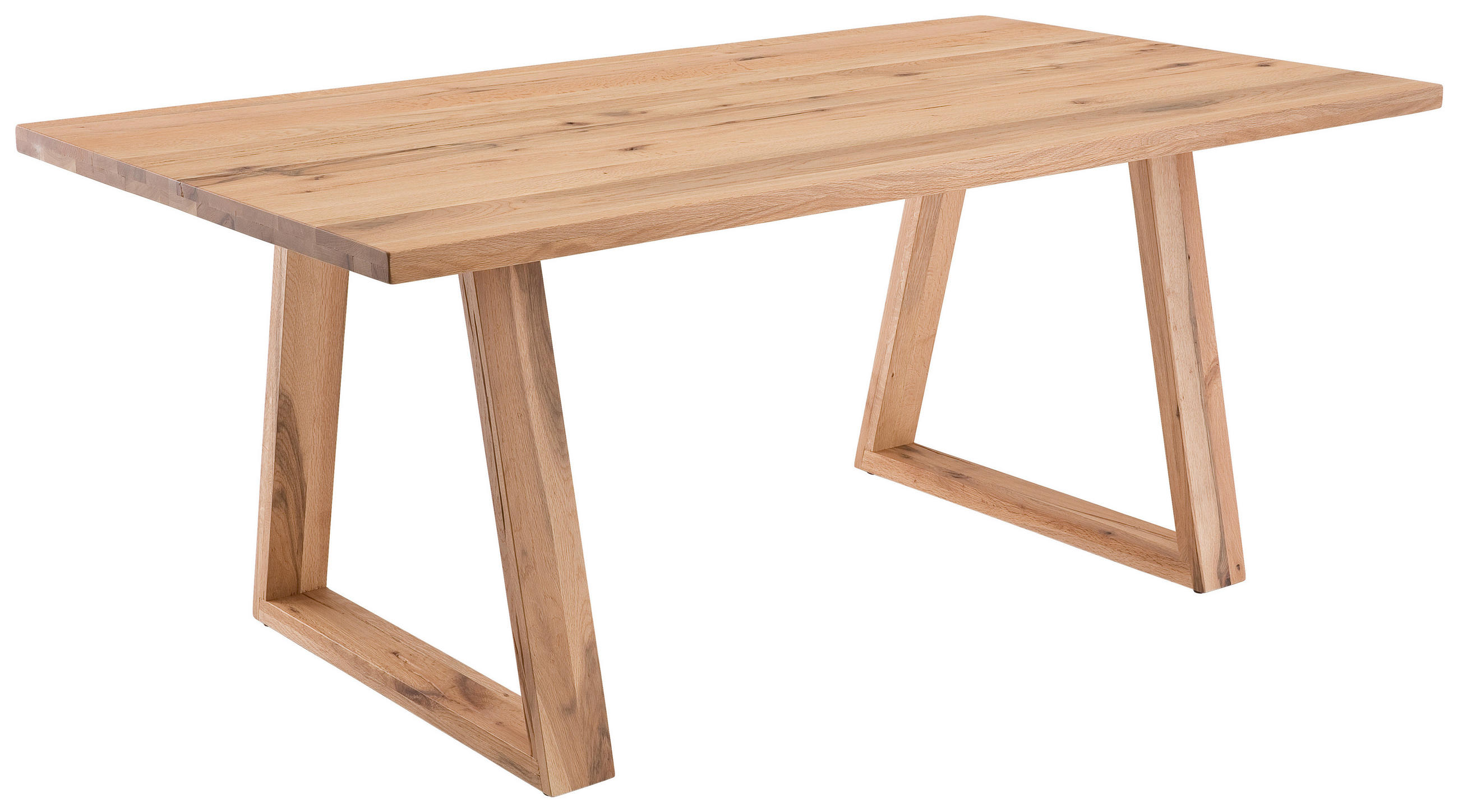 ESSTISCH 160/100/77 cm Zerreiche massiv Holz Eichefarben rechteckig  - Eichefarben, KONVENTIONELL, Holz (160/100/77cm) - MID.YOU
