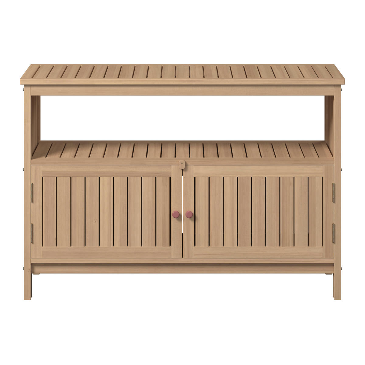 GARTENKOMMODE 110/75/35 cm  - Akaziefarben, MODERN, Holz/Kunststoff (110/75/35cm) - Ambia Garden