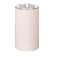 ZAHNPUTZBECHER Kunststoff  - Beige, Basics, Kunststoff (6,7/11,9/6,7cm) - Sadena