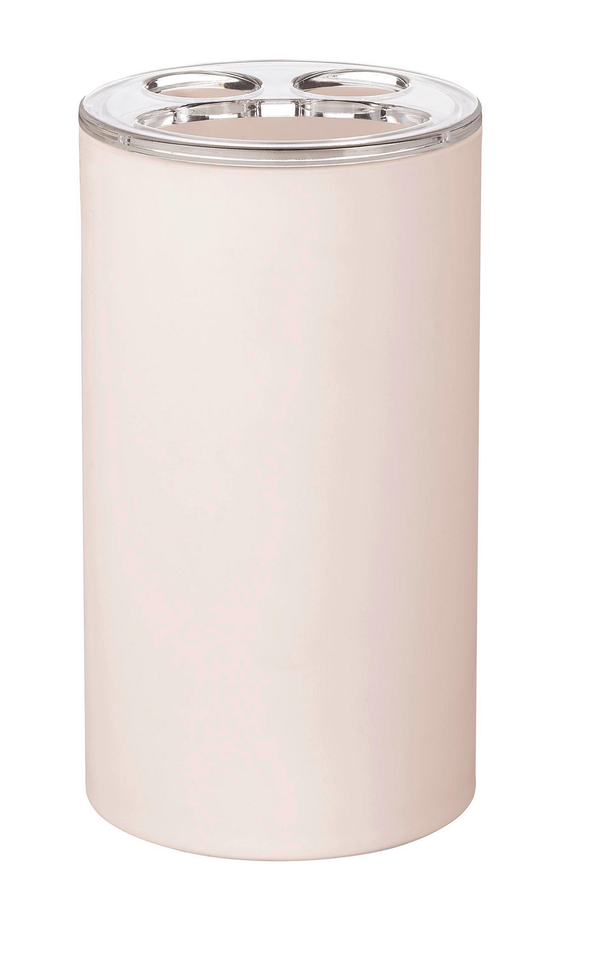 ZAHNPUTZBECHER Kunststoff  - Beige, Basics, Kunststoff (6,7/11,9/6,7cm) - Sadena