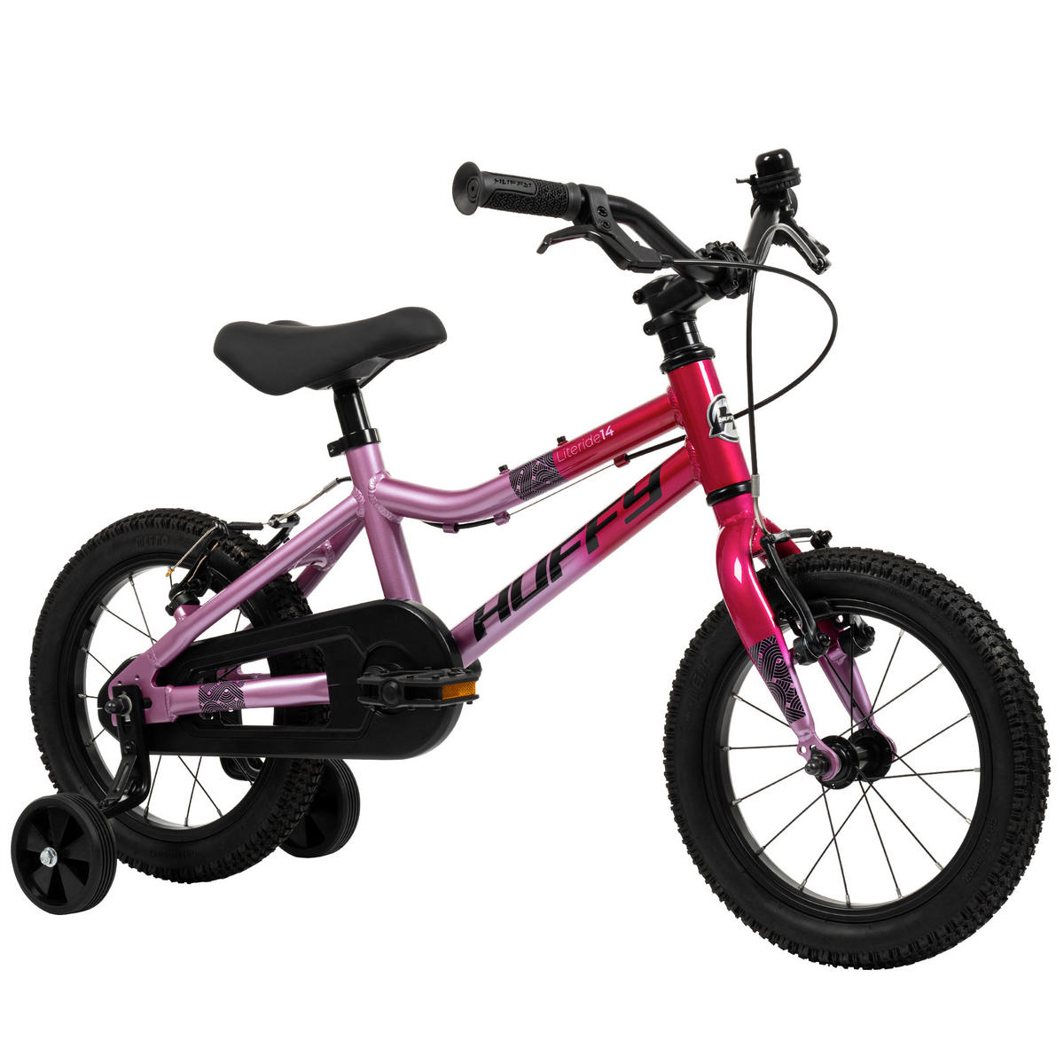 KINDERFAHRRAD 14 Zoll  - Pink, Basics, Metall (35/56/105cm)