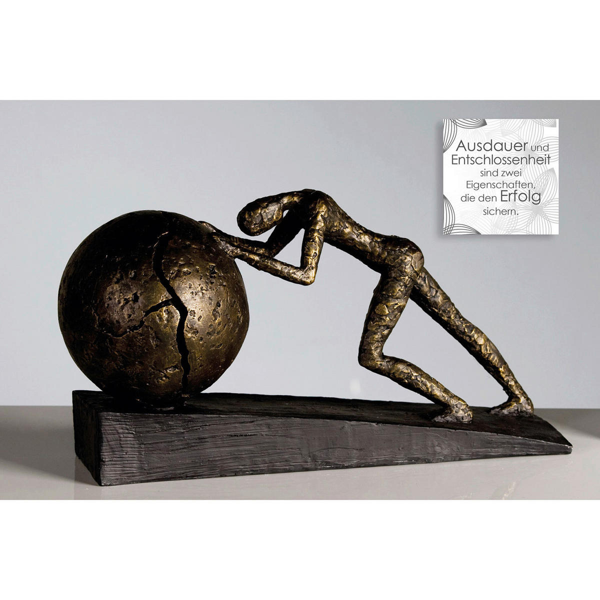 SKULPTUR - Cappuccino, Basics, Kunststoff (37/21,5/11cm)