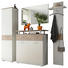 GARDEROBE - Eichefarben/Weiß, KONVENTIONELL, Glas/Holzwerkstoff (204/197/38cm) - Carryhome GARDEROBE - Eichefarben/Weiß, KONVENTIONELL, Glas/Holzwerkstoff (204/197/38cm) - Carryhome