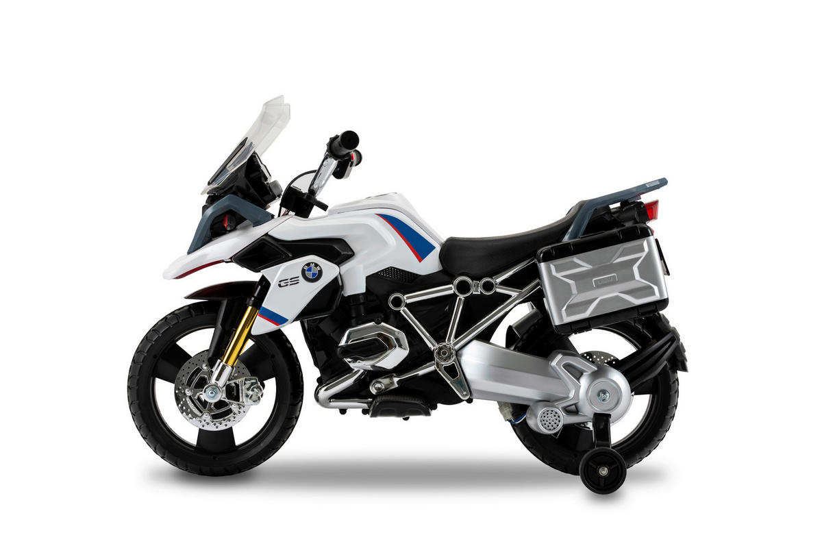 ELEKTRO-KINDERMOTORRAD  - Weiß, Basics, Kunststoff/Metall (104/58/69cm)