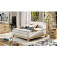 BOXSPRINGBETT 140/200 cm  in Naturfarben  - Eichefarben/Naturfarben, Natur, Holz/Textil (140/200cm) - Valnatura