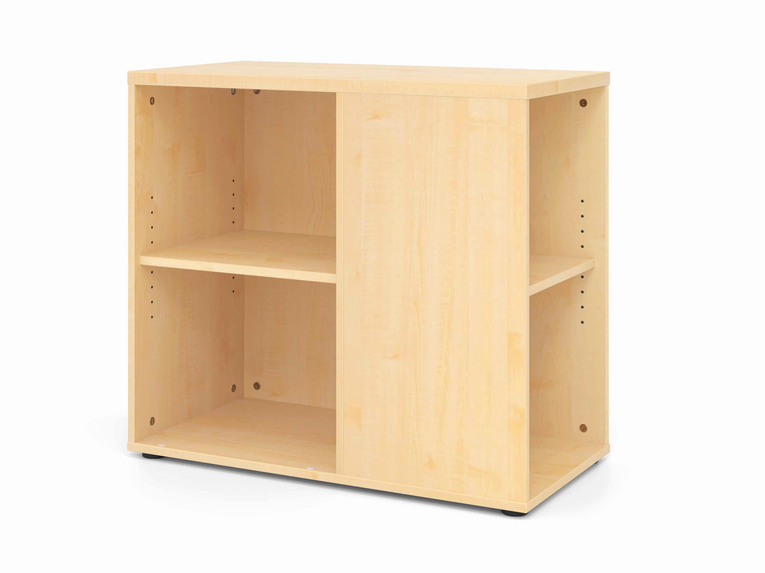 ANSTELLCONTAINER Ahornfarben  - Ahornfarben/Schwarz, KONVENTIONELL, Holzwerkstoff/Kunststoff (40/72/80cm) - Venda