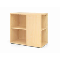 ANSTELLCONTAINER Ahornfarben  - Ahornfarben/Schwarz, KONVENTIONELL, Holzwerkstoff/Kunststoff (40/72/80cm) - Venda
