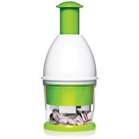 Tocător Universal - alb/verde, Basics, plastic/metal (9,8/22,5cm) - Homeware Profession.