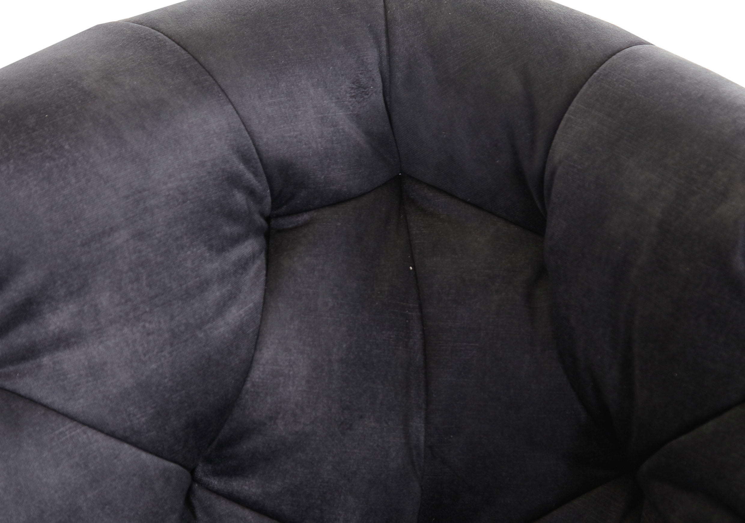 2,5-SITZER Flachgewebe Dunkelgrau  - Dunkelgrau/Schwarz, KONVENTIONELL, Holz/Textil (190/83/70cm) - Livetastic