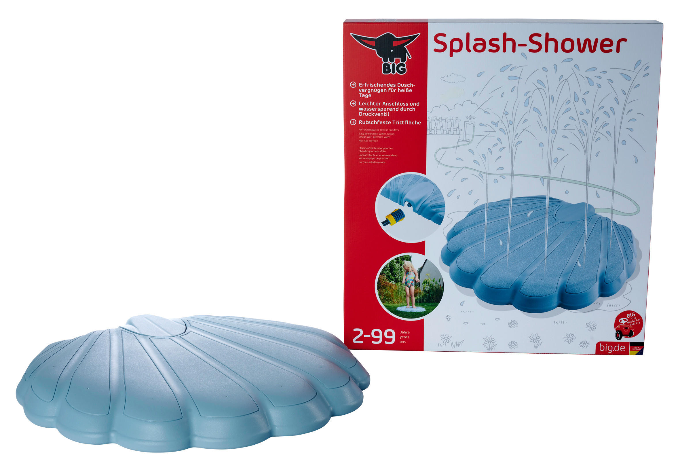 BADESPIELZEUG - Blau, Basics, Kunststoff (51/49/7cm) - BIG