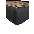 POLSTERBETT Lattenrost, Bettkasten Schwarz 180/200 cm  - Schwarz, KONVENTIONELL, Holz/Kunststoff (180/200cm) - Carryhome