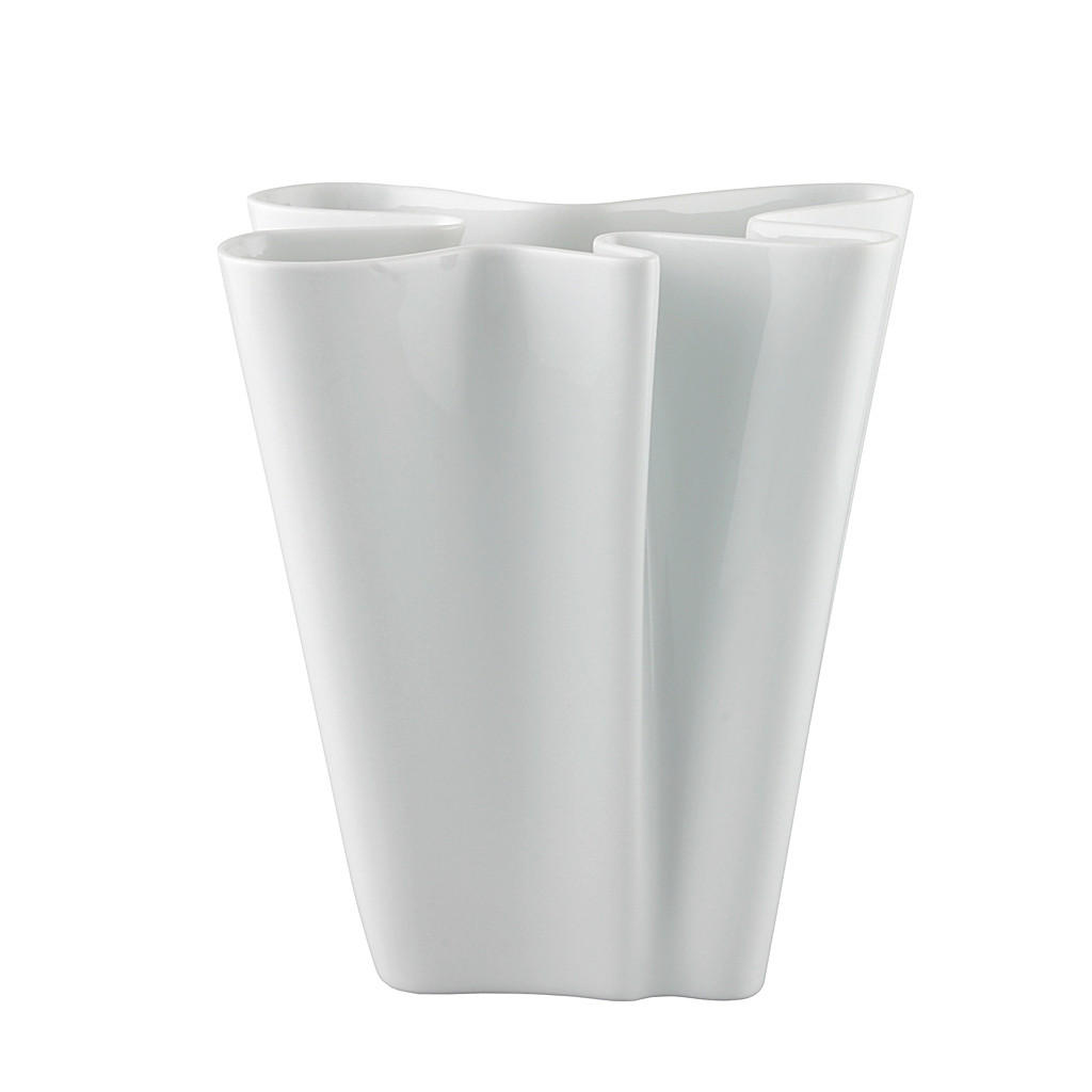 VAZA FLUX, 26 CM  keramika  - bela, Konvencionalno, keramika (26cm) - Rosenthal