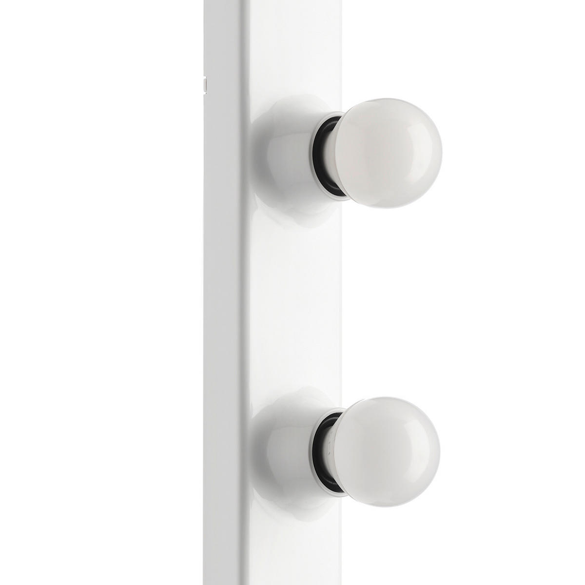 SPIEGELLEUCHTE 5/5/60 cm   - Weiß, KONVENTIONELL, Kunststoff (5/5/60cm)