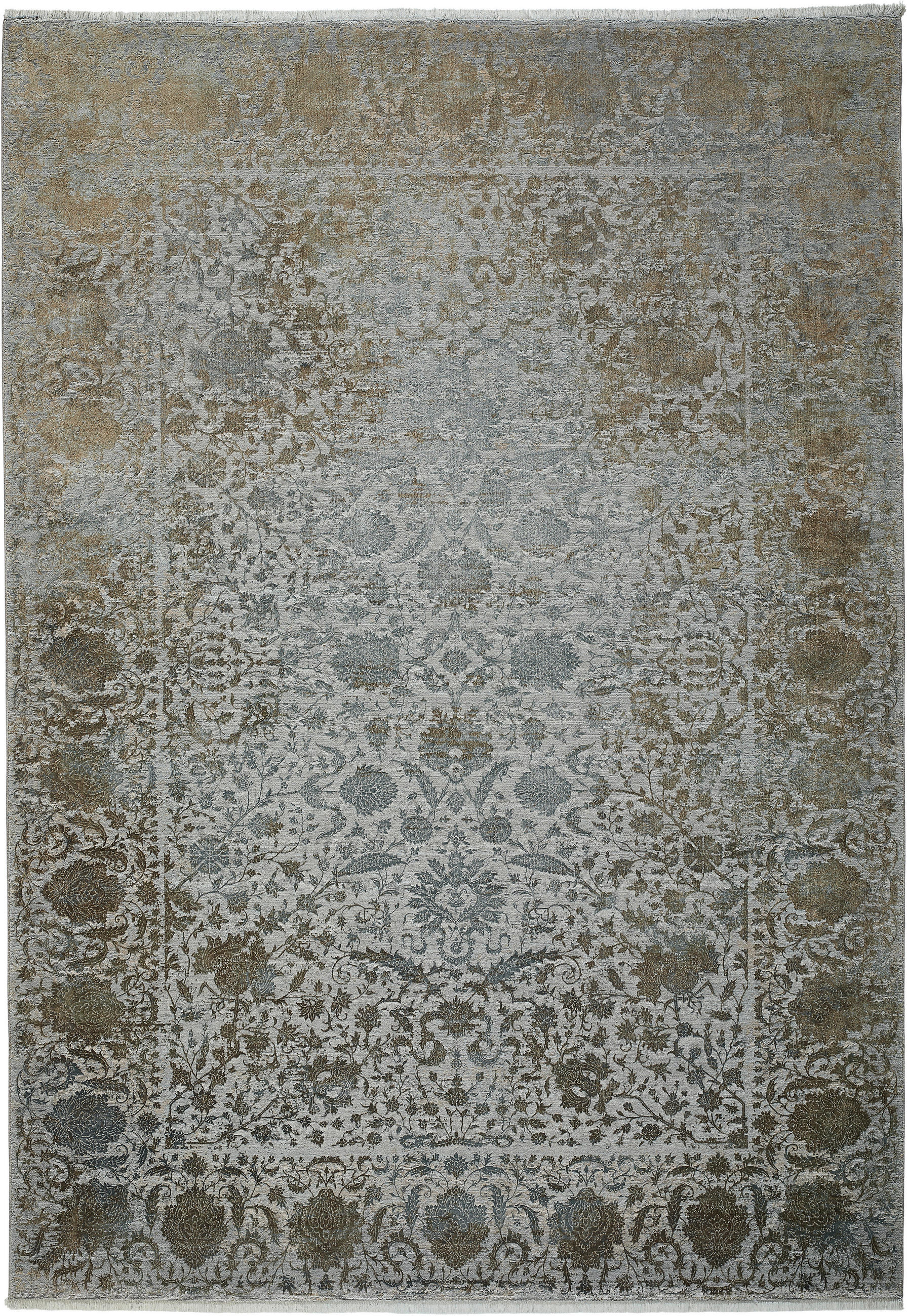 VINTAGE-TEPPICH 240/340 cm Goldfarben, Hellgrau, Beige rechteckig  - Beige/Goldfarben, Design, Textil (240/340cm) - Dieter Knoll