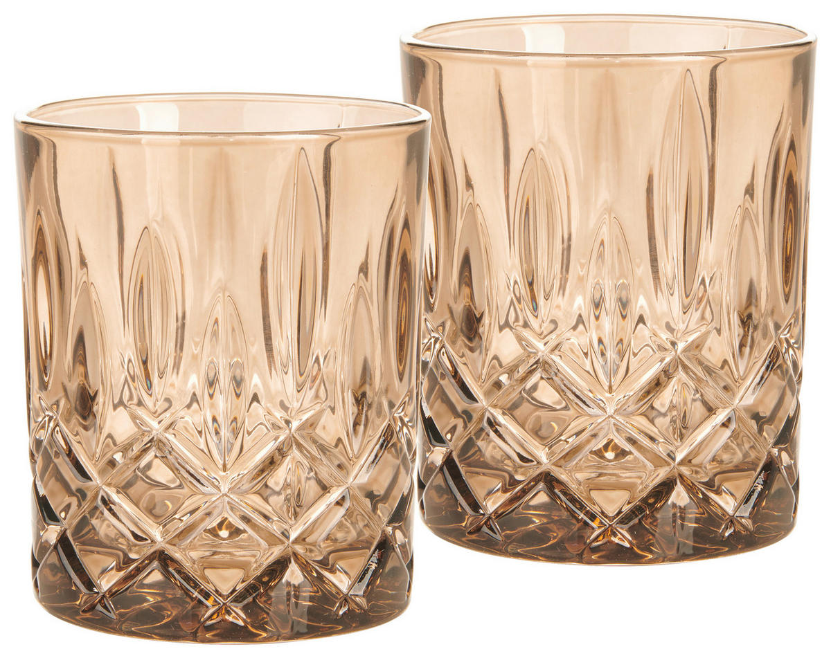 WHISKY-GLÄSERSET Noblesse  2-teilig  - Braun, LIFESTYLE, Glas - Nachtmann