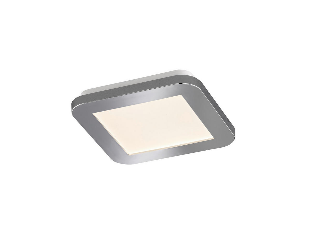 LED-TAKLAMPA Gotland  - vit/kromfärg, Basics, metall/glas (17/17cm) - Fischer & Honsel