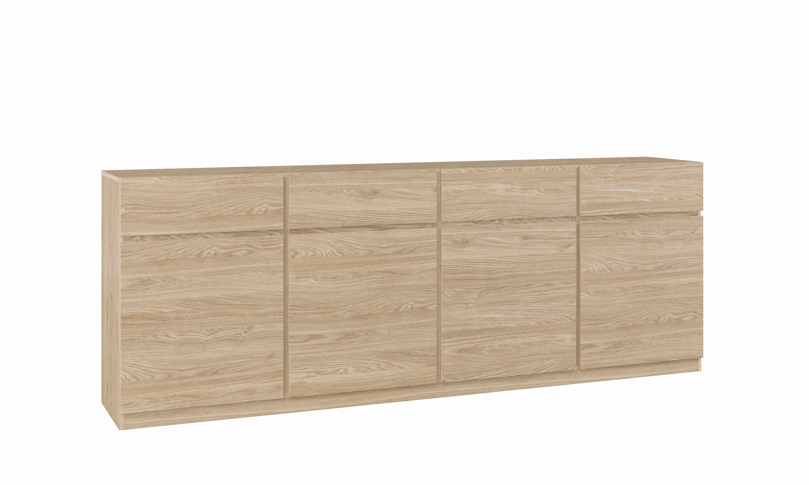 Mid.you Sideboard Bern Eiche 224.8x82.4x40 cm