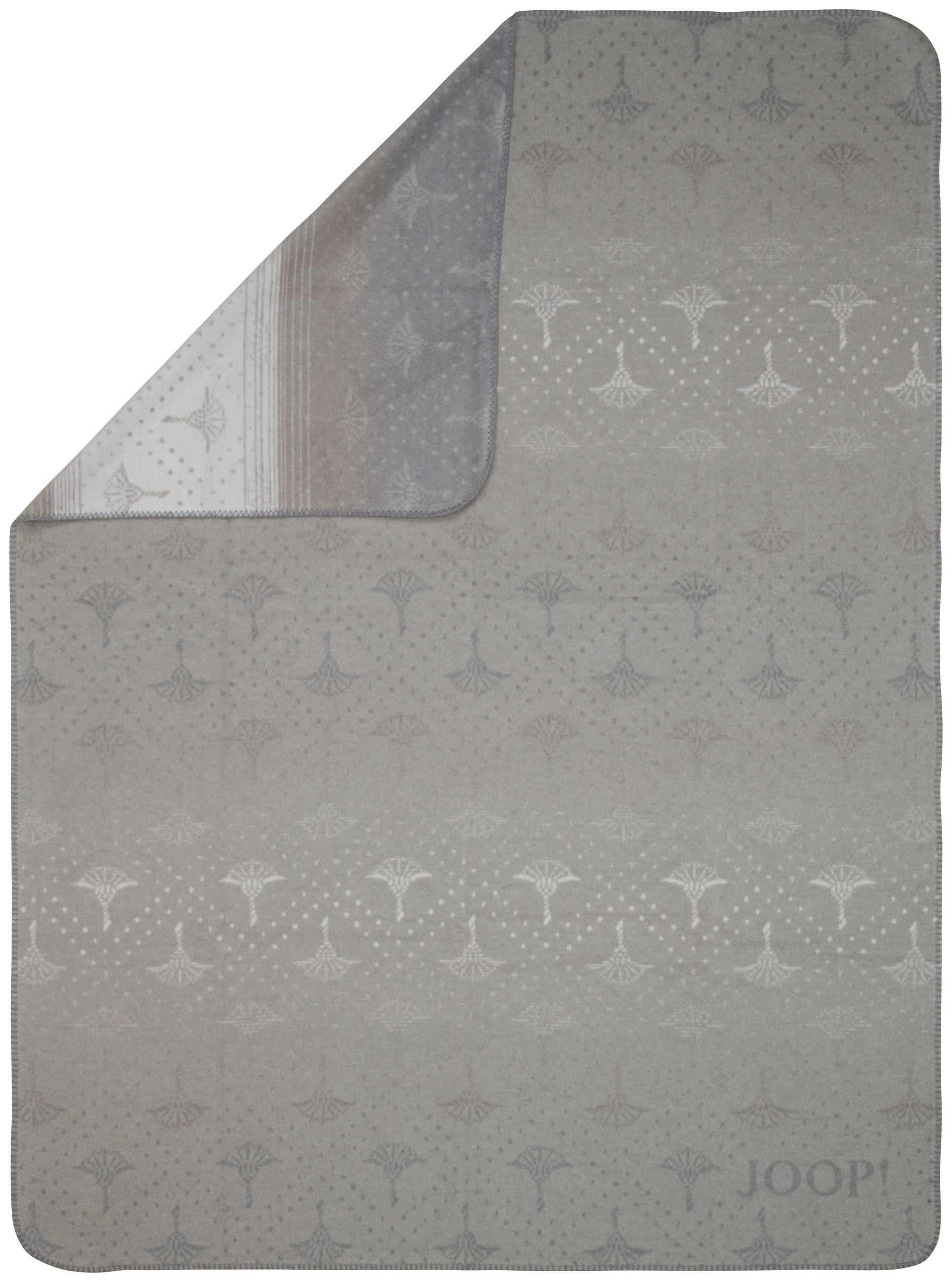 WOHNDECKE CORNFLOWER CHARM  - Hellgrau, Design, Textil (150/200cm) - Joop!