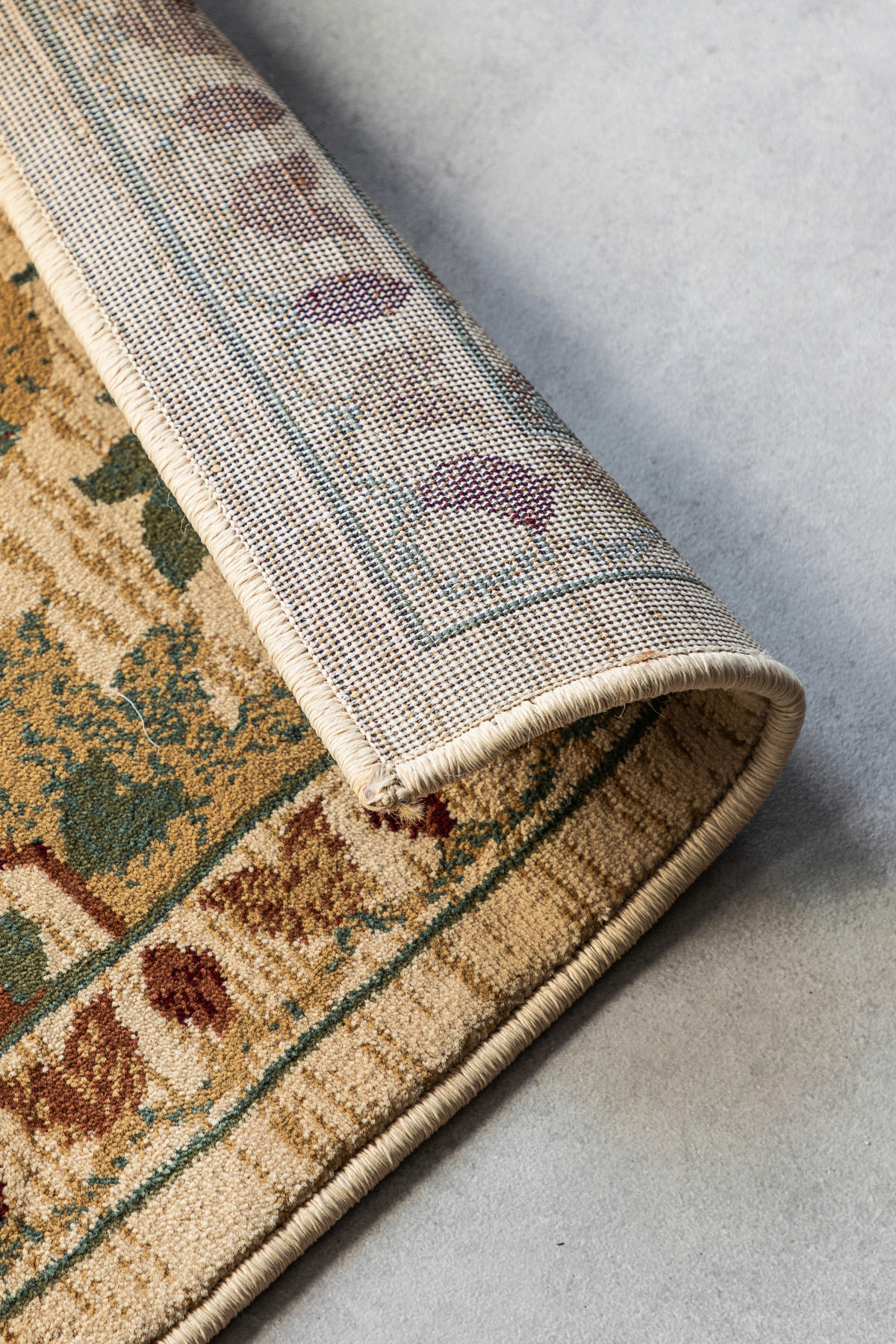 VINTAGE-TEPPICH 80/240 cm Herat Creme, Multicolor  - Multicolor/Creme, Basics, Kunststoff/Textil (80/240cm)