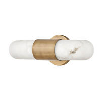 BADEZIMMER-WANDLEUCHTE Hinkley 40,6/12,7/12,6 cm  - Messingfarben, KONVENTIONELL, Glas/Metall (40,6/12,7/12,6cm) - Elstead Lighting