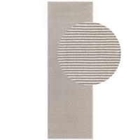 LÄUFER 80/240 cm Perles  - Creme/Grau, Basics, Kunststoff (80/240cm) - Elle Decoration