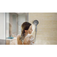 ZUHANYFEJ   - krómszínű/antracit, Basics, műanyag (12,7/26,3/2cm) - Schütte