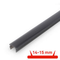 POKRIVNE KAPICE  Pimp Your Panel Abdeckung    130/1,4-1,5/1 cm         - siva, Basics, umetna masa (130/1,4-1,5/1cm)