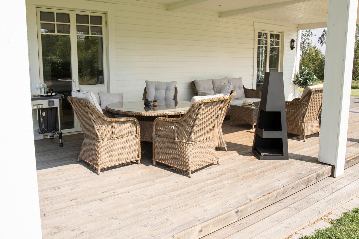 ELDSTAD   - svart, Klassisk, metall (40/120/40cm) - Gardenson