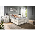 BOXSPRINGBETT 180/200 cm  in Creme  - Creme, KONVENTIONELL, Holz/Textil (180/200cm) - Dieter Knoll