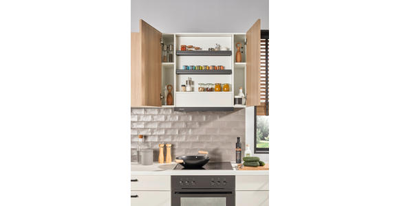 EINBAUKÜCHE - Weiß, Design, Holzwerkstoff - Dieter Knoll