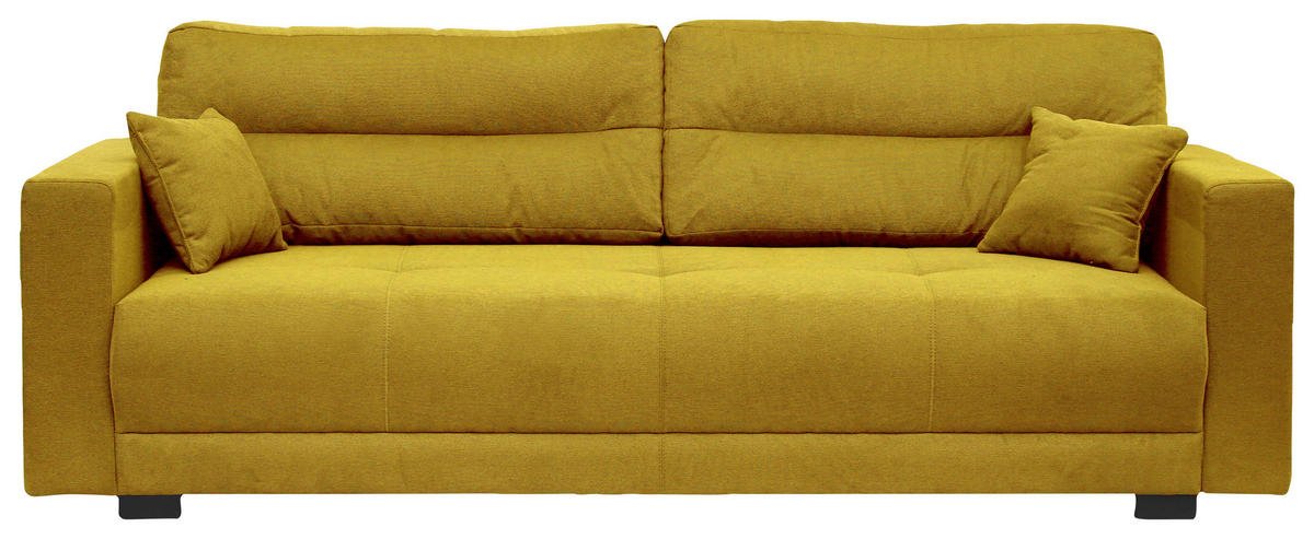 KANAPÉ sötétsárga  - sötétsárga, Basics (240/75/108cm) - Carryhome