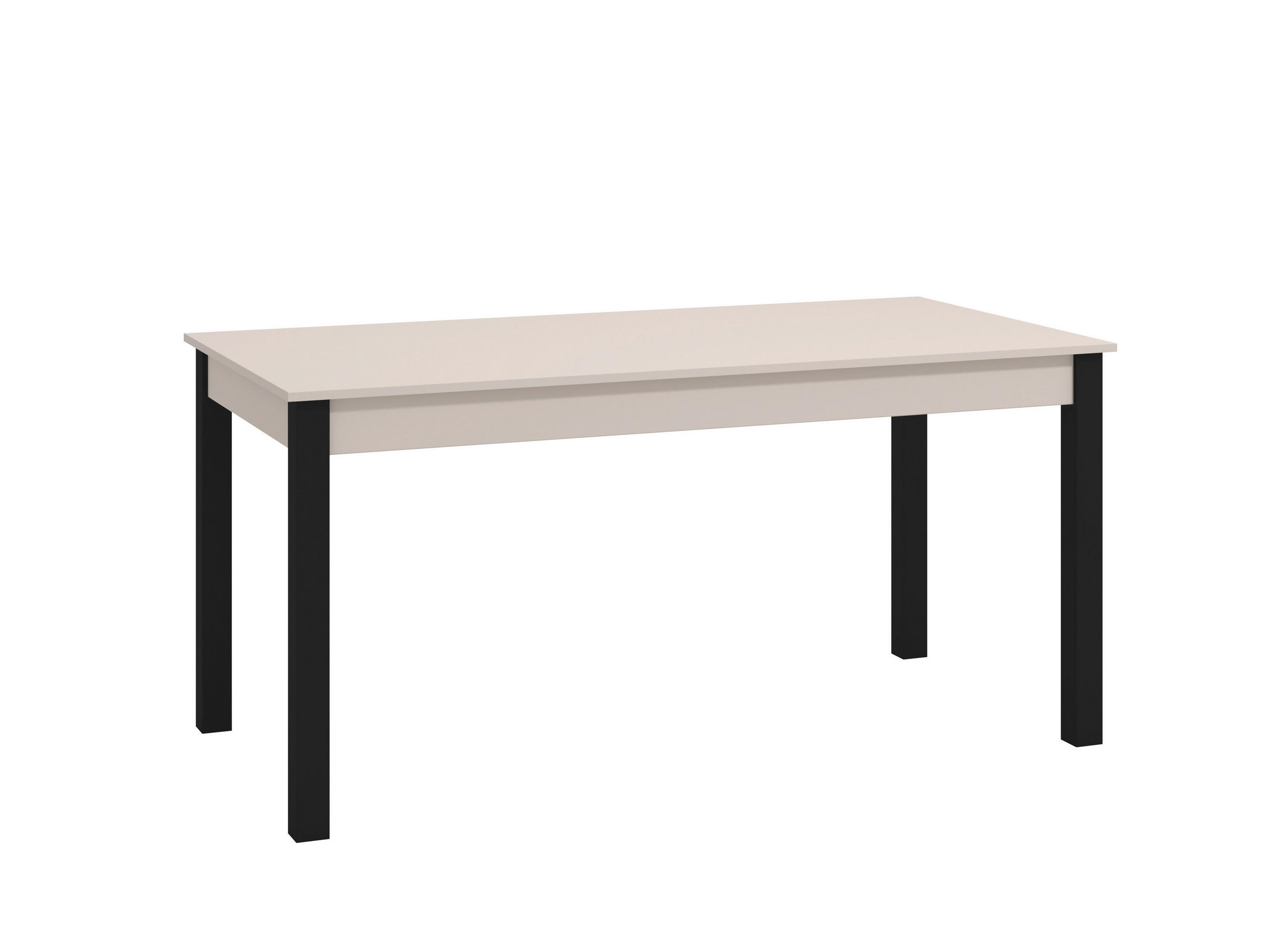 ÉTKEZŐASZTAL - fekete/kasmír, Basics, faalapú anyag (160/77/80cm) - Ti'me