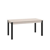 ÉTKEZŐASZTAL - fekete/kasmír, Basics, faalapú anyag (160/77/80cm) - Ti'me