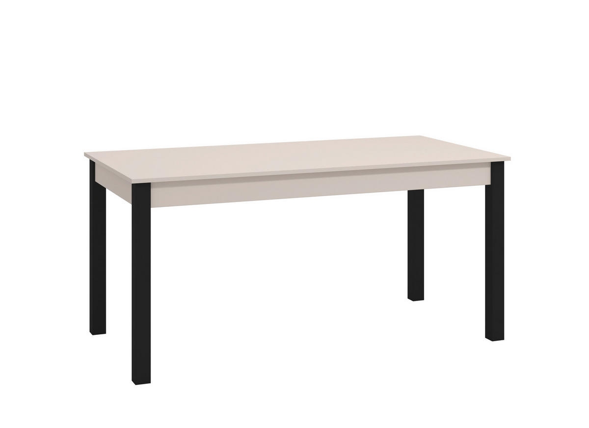 ÉTKEZŐASZTAL - fekete/kasmír, Basics, faalapú anyag (160/77/80cm) - Ti'me