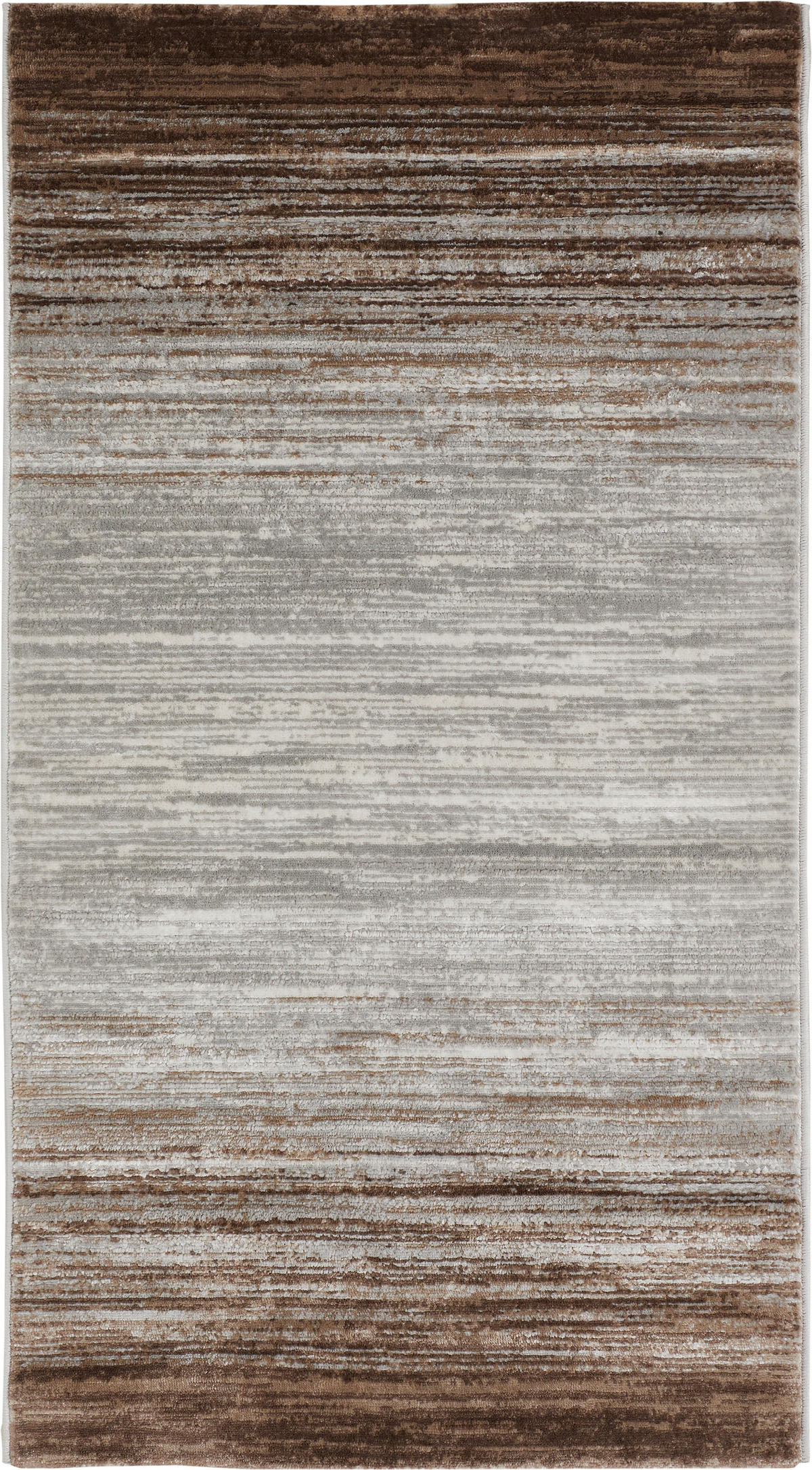 WEBTEPPICH 80/150 cm Mora Streifen Grau  - Grau, KONVENTIONELL, Kunststoff/Textil (80/150cm)