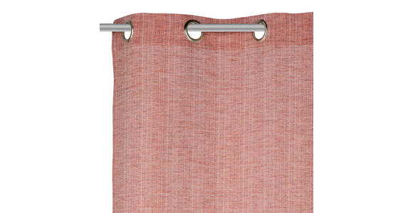 ÖSENVORHANG halbtransparent  - Kupferfarben, Design, Textil (140/245cm) - Esposa