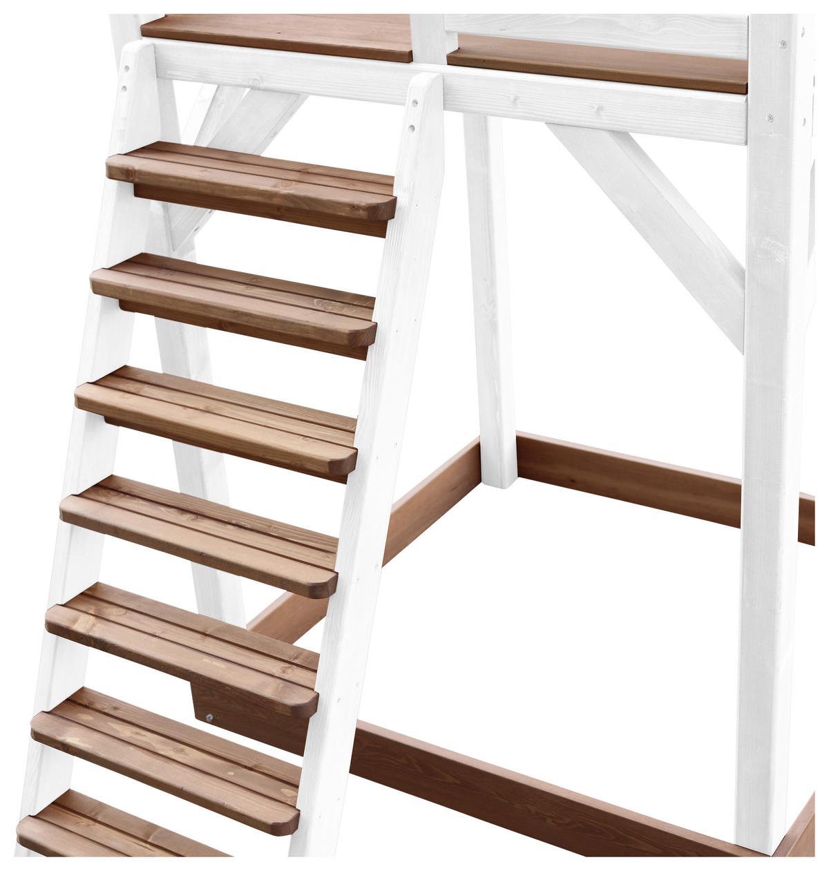 SPIELTURM 356,6/241,9/349 cm  - Blau/Weiss, Konventionell, Holz/Kunststoff (356,6/241,9/349cm)