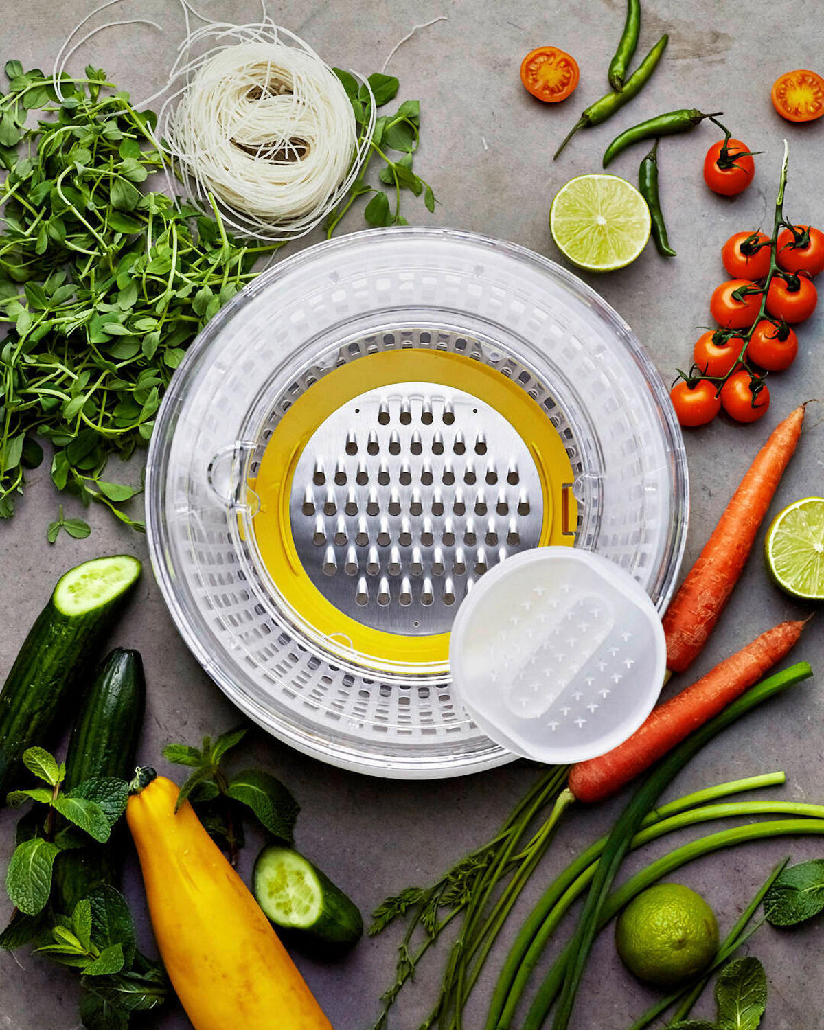 SALATSCHLEUDERSET  - Multicolor, Basics, Kunststoff/Metall (24/24/15,5cm) - Joseph Joseph