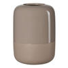 VASE 20 cm  - Braun, Basics, Keramik (14,5/14,5/20cm)
