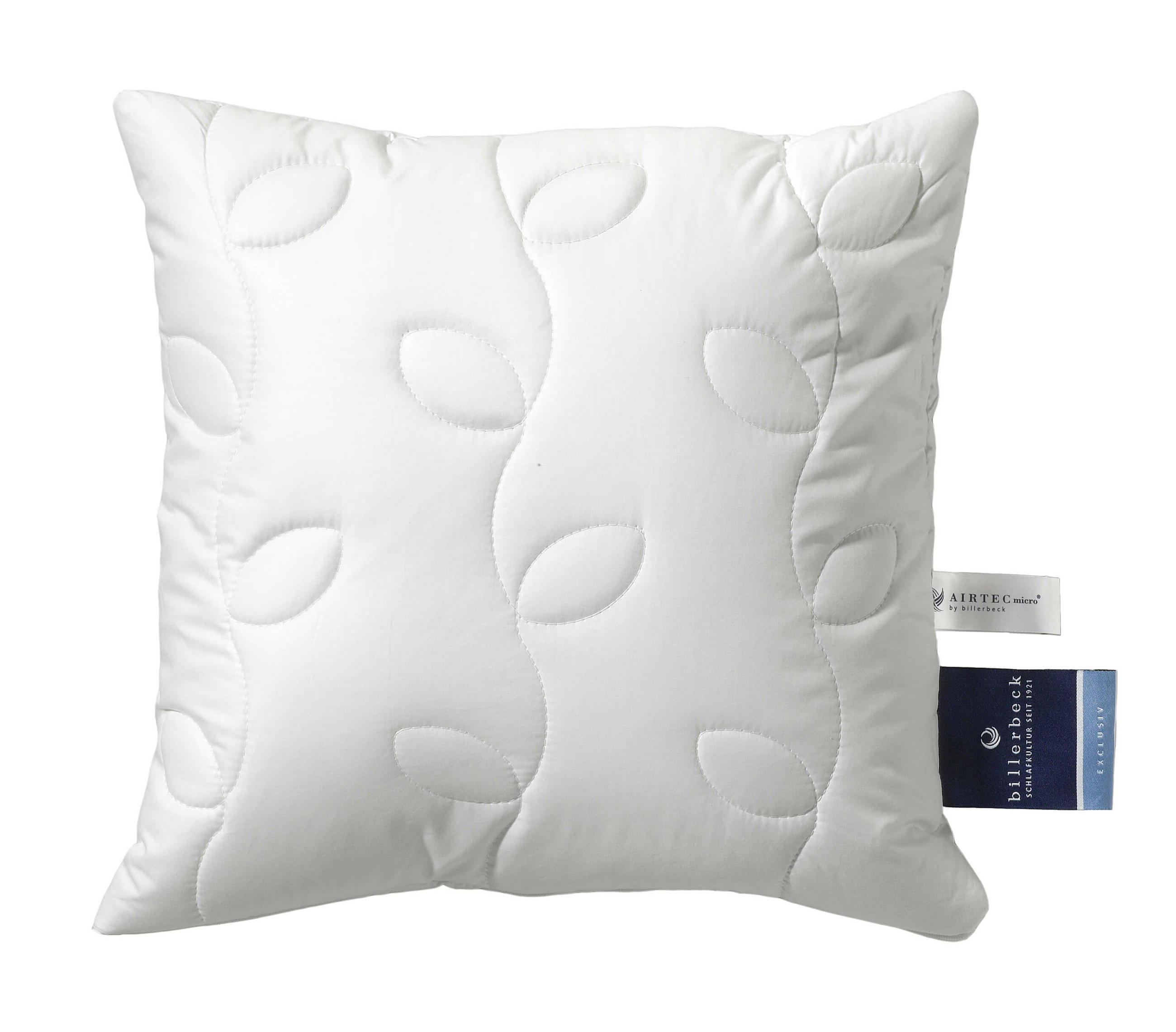 VANKÚŠ POD HLAVU, 40/40 cm - biela, Basics, textil (40/40cm) - Billerbeck