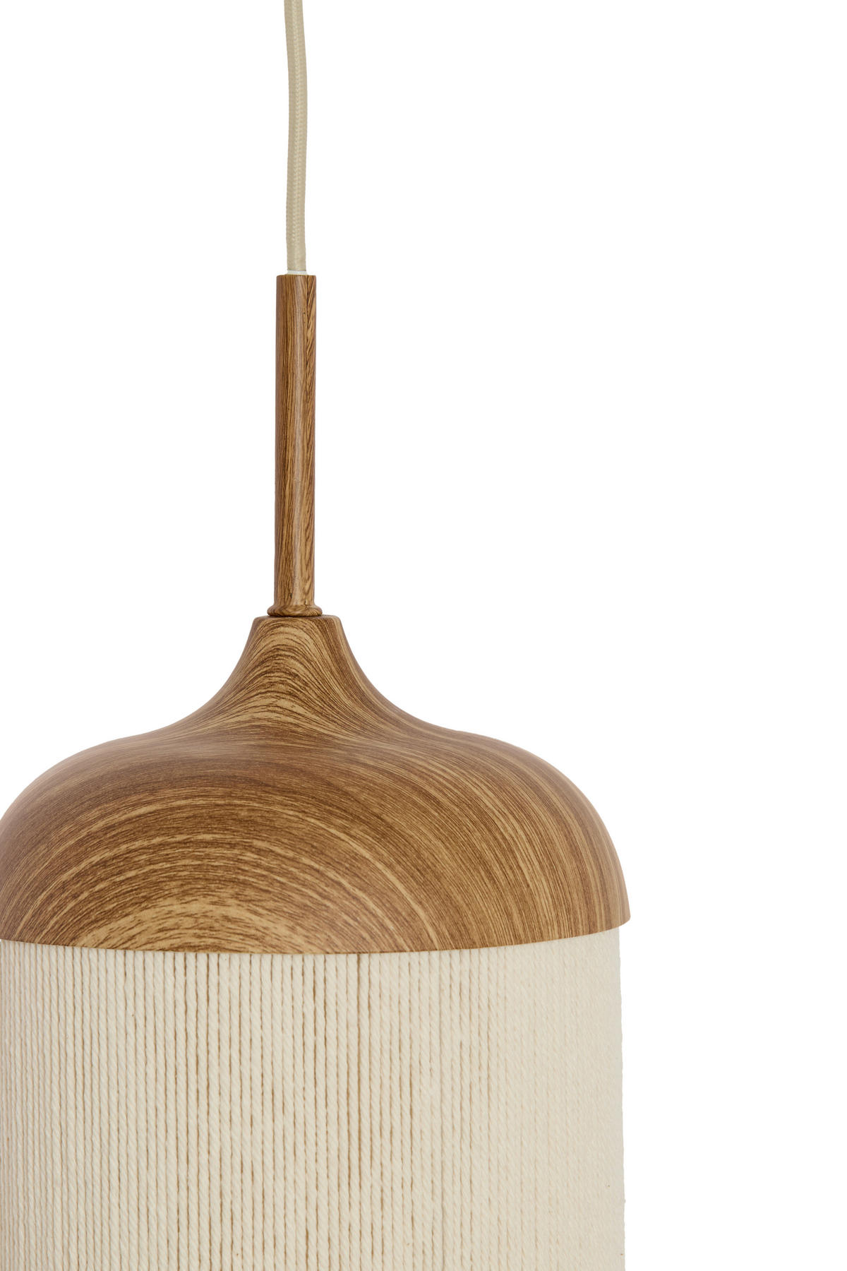 HÄNGELEUCHTE Dania 35/32/35 cm   - Creme, Design, Kunststoff/Textil (35/32/35cm) - Light & Living